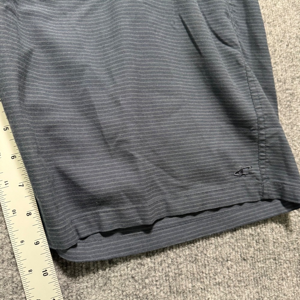 ONeill Hybrid Shorts Size 40 Mens Blue Striped Performance Walk Shorts Surf - Picture 9 of 11